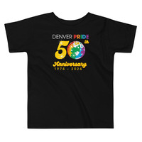 Denver Pride 2024 Black Toddler Short Sleeve Tee - Thumbnail 2