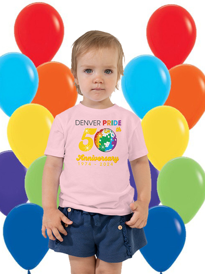 Denver Pride 2024 Toddler Short Sleeve Tee