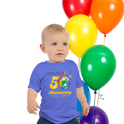 Denver pride 2024 baby jersey short sleeve tee