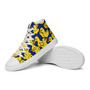 Womens high top canvas shoes Variegated World Dk-18