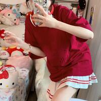 Kitten Embossed Tee - Thumbnail 3