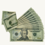  Fake Movie money 200 Pieces X $20 Full print  Double sided Replica money for education,video,movie set Gift-1