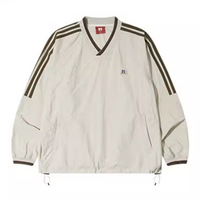 STRIPES LONG SLEEVE JERSEY TOP - Thumbnail 1