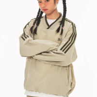 STRIPES LONG SLEEVE JERSEY TOP - Thumbnail 2