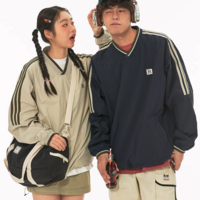 STRIPES LONG SLEEVE JERSEY TOP - Thumbnail 4