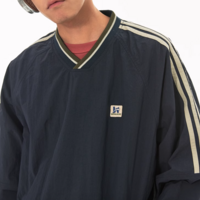 STRIPES LONG SLEEVE JERSEY TOP - Thumbnail 5