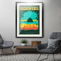The Goonies - Letterpress Movie Inspired Print - Thumbnail 2
