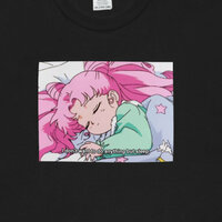 Sailor Moon I Don't Want To Do Anything But Sleep T Shirt in Black - Thumbnail 2