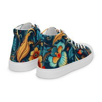   Bohemian Deeps Womens high top canvas shoes - Thumbnail 5