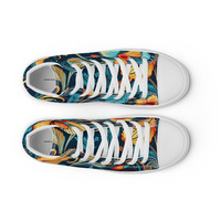   Bohemian Deeps Womens high top canvas shoes - Thumbnail 8