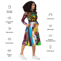 MW long-sleeve dress - Thumbnail 1