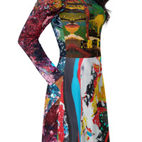 MW long-sleeve dress - Thumbnail 2