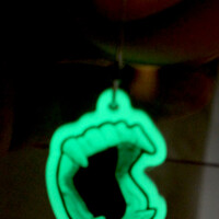 Glowing Vampire Teeth Earrings - Thumbnail 1