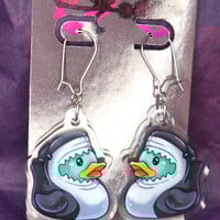 Shark Duck Earrings ( Key-Chain or sticker) (sold separately)  - Thumbnail 3