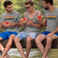 Denver Pride Rainbow Mountain Short-Sleeve Unisex T-Shirt - Thumbnail 2