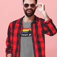 Denver Pride Rainbow Mountain Short-Sleeve Unisex T-Shirt - Thumbnail 3