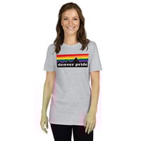 Denver Pride Rainbow Mountain Short-Sleeve Unisex T-Shirt - Thumbnail 4