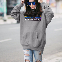 Denver Pride Rainbow Mountain Unisex Hoodie - Thumbnail 1