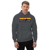 Denver Pride Rainbow Mountain Unisex Hoodie - Thumbnail 5