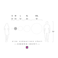 Embroidery - contemporary modern wall clock made of natural laser cut plywood - Thumbnail 5