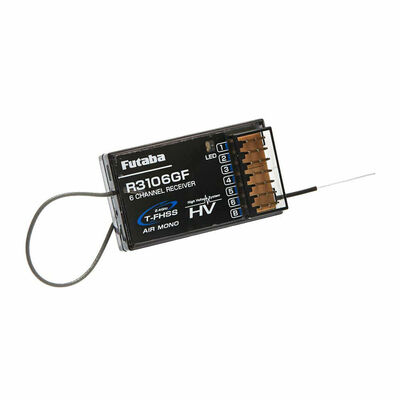 Futaba futl7609 r3106gf 6 channel t-fhss 2.4ghz hv mono receiver
