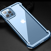 Aluminum Alloy Metal Frame Case For iPhone 14 13 Pro Max IP1101 - Thumbnail 2
