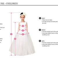  Flower Girls Dresses Sheer Neck Long Sleeve Hand Made Flowers Kids Formal Wear Hi Lo Satin Girl Dress For Wedding  - Thumbnail 4