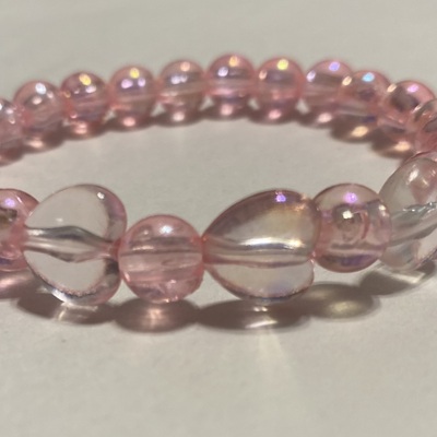 Triple heat pink bracelet 