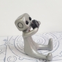 Camera Shy Robot Resin Art Toy Figure Kawaii Desk Buddy Gift-2
