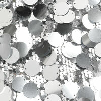 Sparkly Silver Sequin Mini Skirt Music Festival Eras Tour Concert Outfit Idea - Thumbnail 1