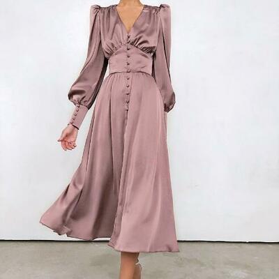 2024 Long Sleeves prom dress,short party dress,cheap prom dress,tea length evening dress,1728