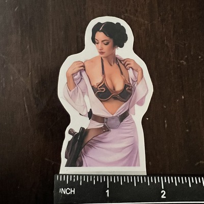 Princess leia sticker