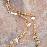 ROSE GOLD EMPRESS✨️ CRYSTAL & GEMSTONE HANDMADE WAIST BEADS By Nubian Collection Artwear 🎨  - Thumbnail 2