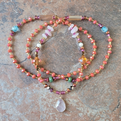 Egyptian goddess 👑✨️ glow in the dark crystal & gemstone handmade waist beads by nubian collection artwear 🎨 