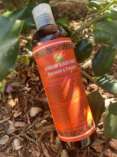Coconut & Papaya Liquid Black Soap 13oz