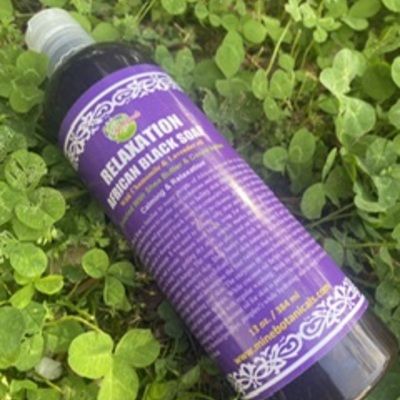 Relaxation liquid black soap 13oz - Thumbnail 3