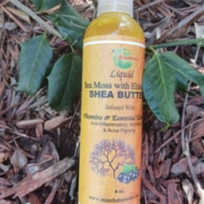 Seamoss & elderberry liquid shea butter 8oz