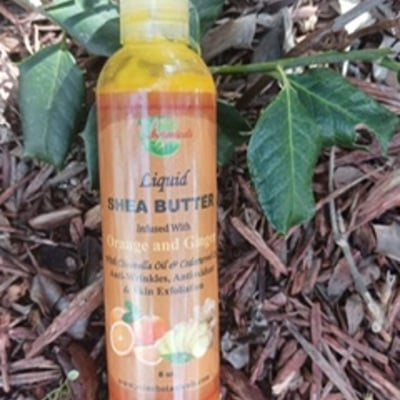 Orange & ginger liquid shea butter 8oz