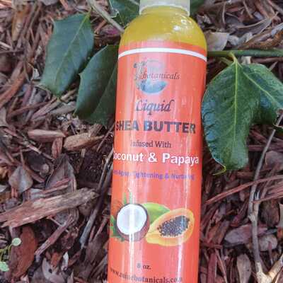 Coconut & papaya liquid shea butter 8oz