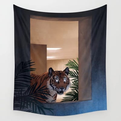 Concrete dark - wall tapestry - Thumbnail 5