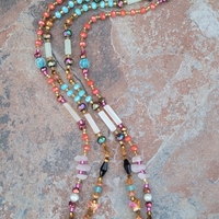 EGYPTIAN GODDESS 👑💫 GLOW IN THE DARK CRYSTAL & GEMSTONE HANDMADE WAIST BEAD SET BY Nubian Collection Artwear 🎨  - Thumbnail 1