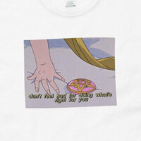 Don't Feel Bad For Doing What's Right For You T Shirt in White - Thumbnail 2