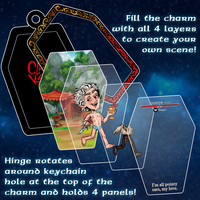 PREORDER BG3 Astarion Outfit Changing Charm - Thumbnail 3