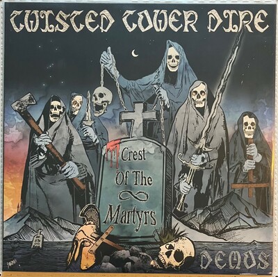 TWISTED TOWER DIRE - Crest Of The Martyrs Demos (New 2022 Red Vinyl LP from Nameless Grave Records)