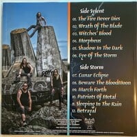 SYLENT STORM - The Fire Never Dies (New Oregon Power Metal - Limited Import Black Vinyl LP) - Thumbnail 1