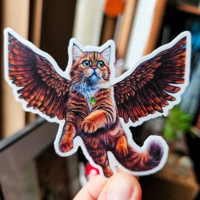 "wishing you were here" vinyl sticker  - Thumbnail 1