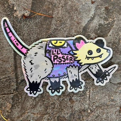 Lil pisser vinyl sticker 5”