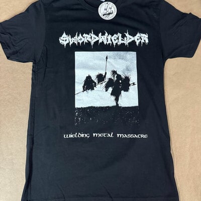 Swordwielder - wielding metal massacre short sleeve shirt 