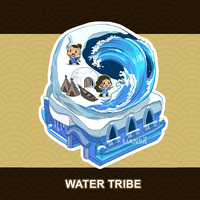 ATLA: Four Nations Large Sticker Set | Water Tribe Air Temple Earth Kingdom Fire Nation - Thumbnail 3
