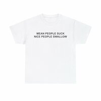 Free Shipping-NICE PEOPLE SWALLOW TEE - Thumbnail 1